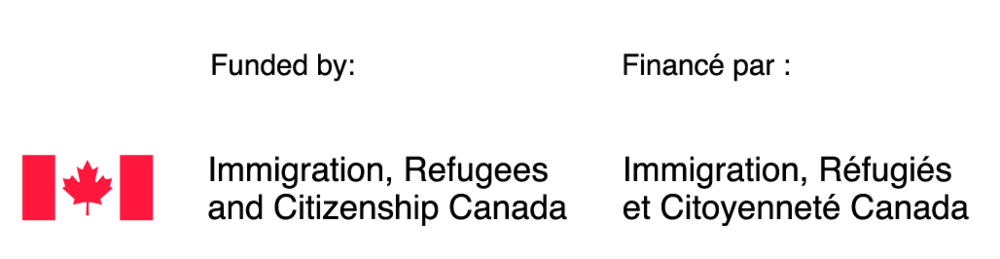 Funded by Immigration, Refugees and Citizenship Canada
