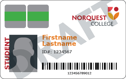 Sample of a student ID card