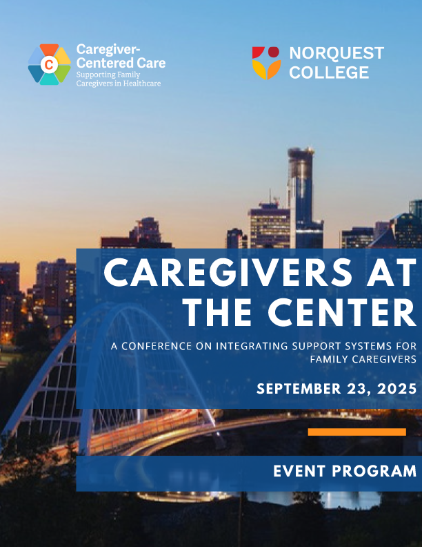 Caregivers at the Centre conference program