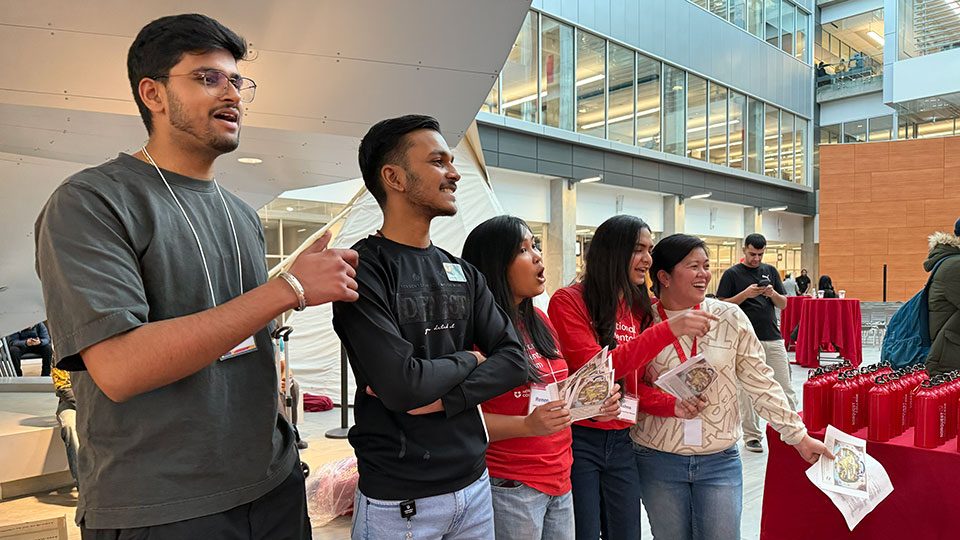Welcome party for new international students