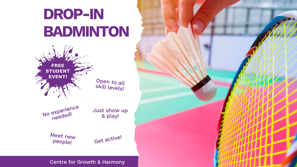 Drop-in badminton