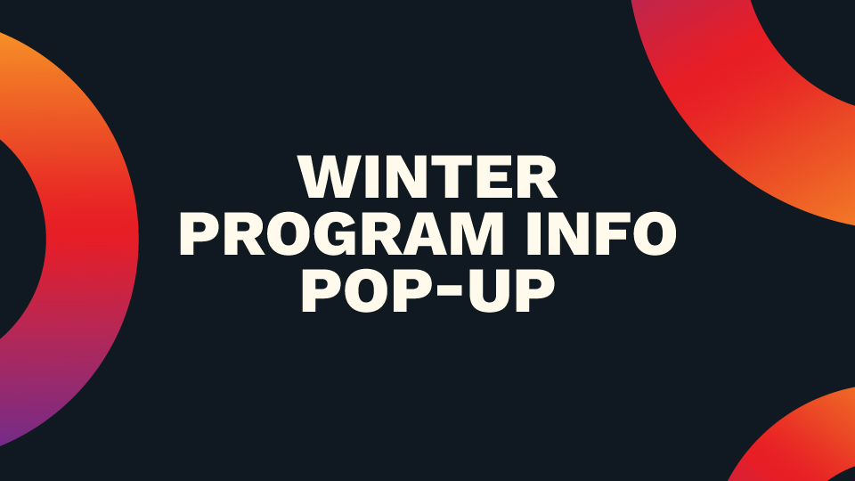 Winter Program Info Pop-up